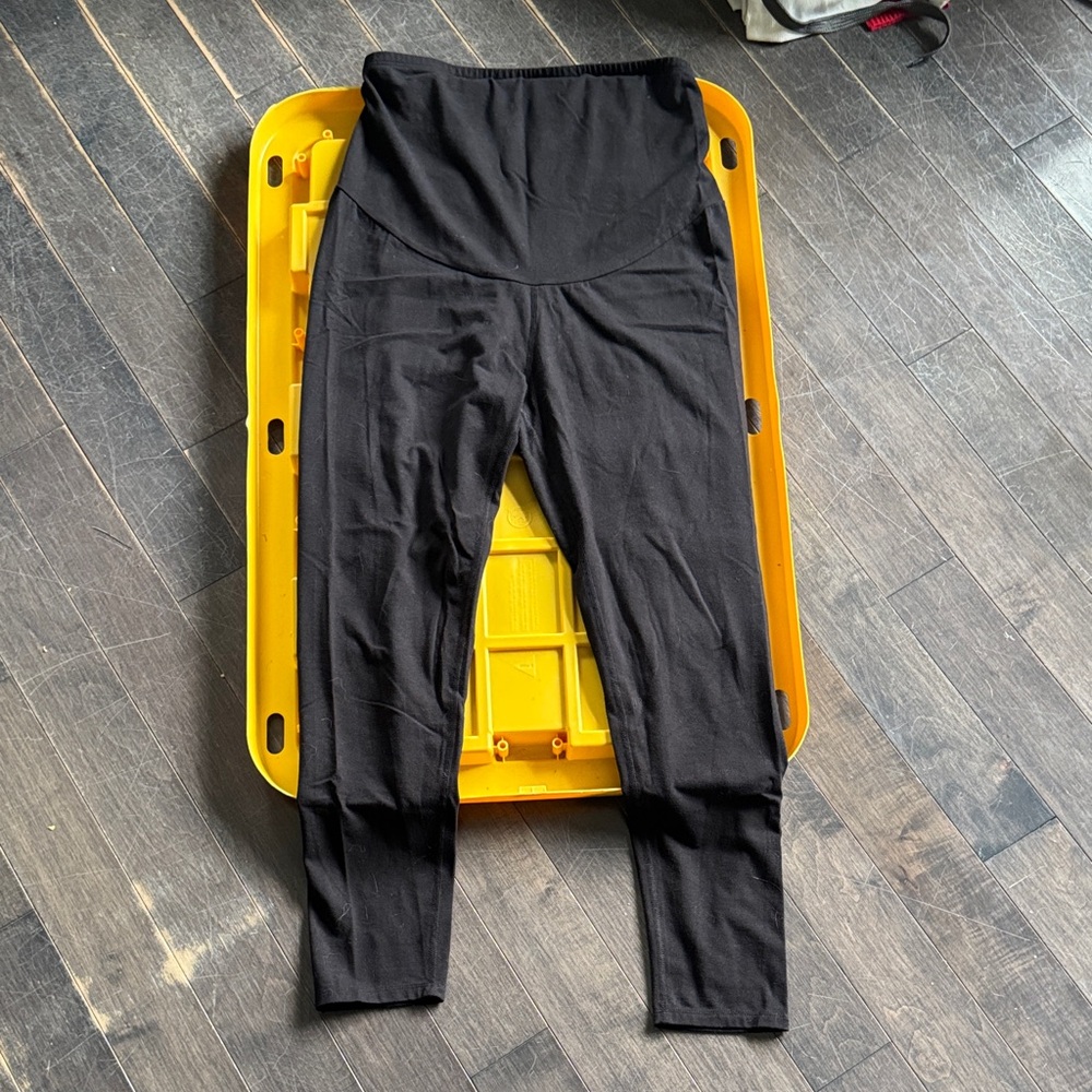 a:glow Classic Black Maternity Pants